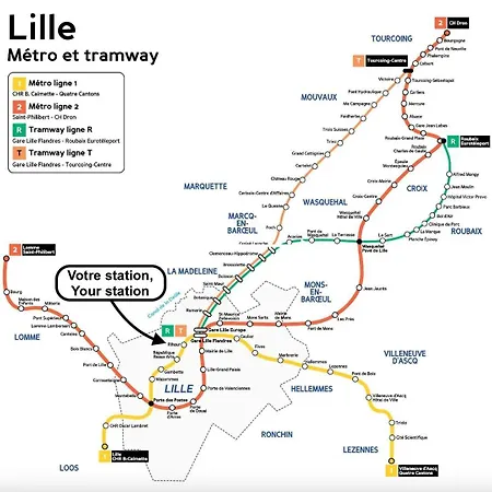Atypical In The Heart Of Old Lille! Lilla